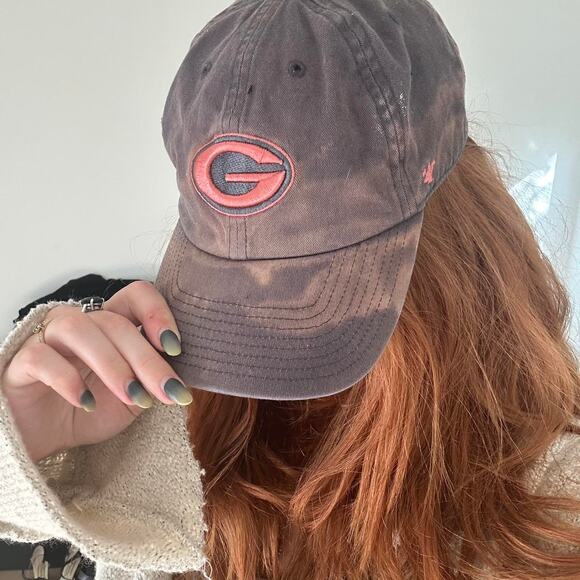 Custom Bleached Out Packers Hat - Picture 1 of 7